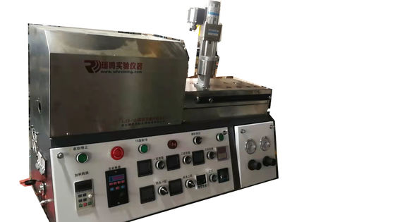 खरीदें 10kg Mini Lab Extruder with 0-300°C Temperature Range and 400x300x400mm Dimensions for Construction Material Testing online manufacture